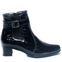 Botine elegante femei FLEX-1-CROCO-N