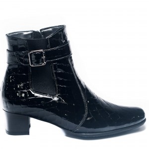 Botine elegante femei FLEX-1-CROCO-N